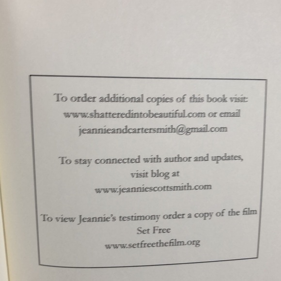 2 for $10 “Shattered Into Beautiful” True Story - Picture 5 of 5